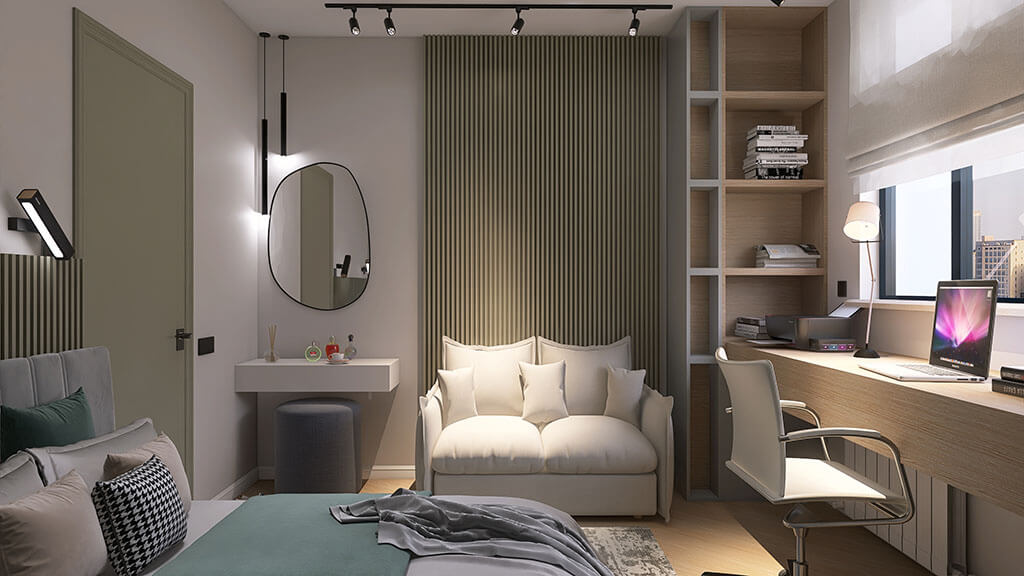 Два кабинета в однушке